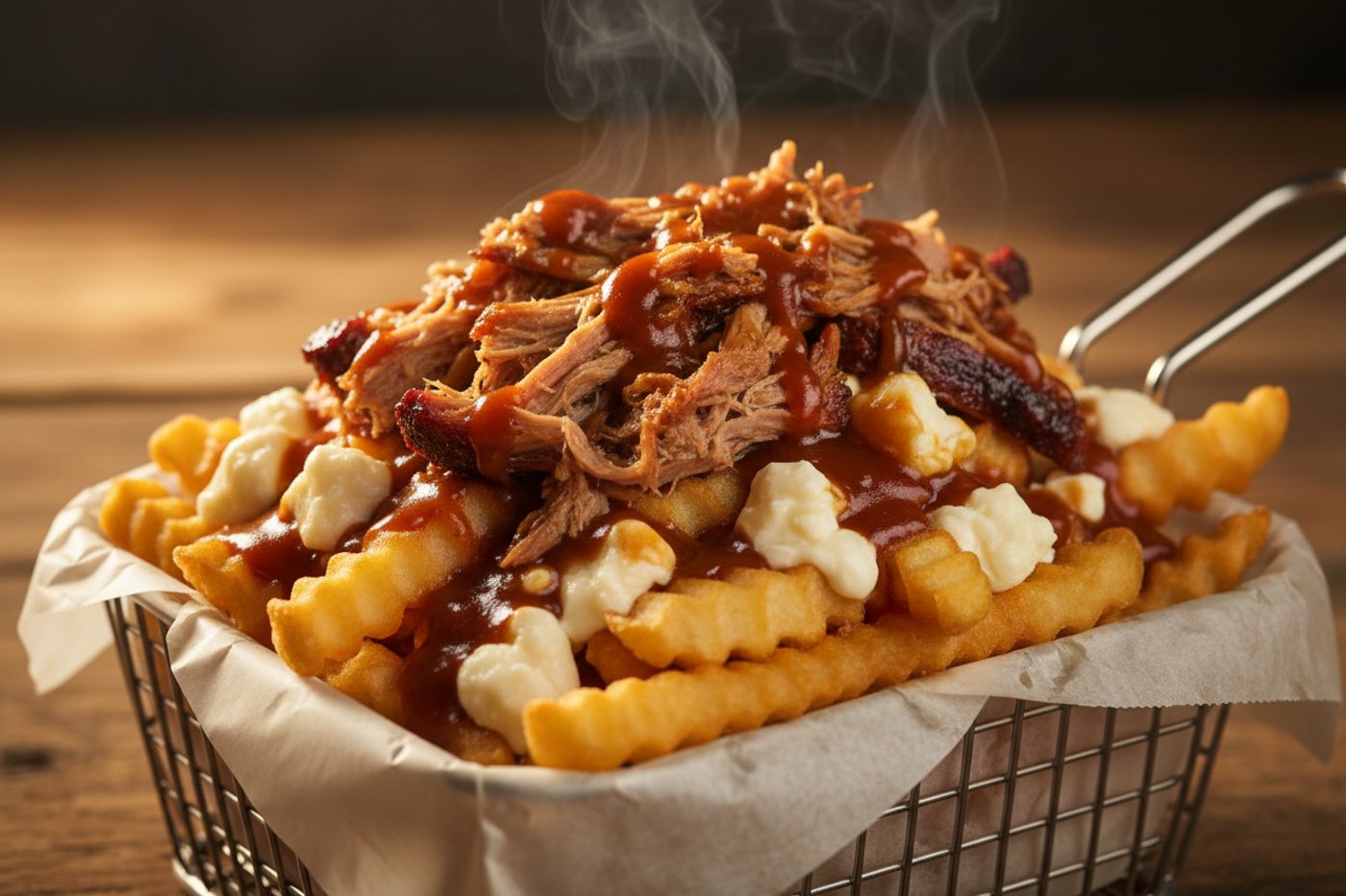 Poutine BBQ garnie